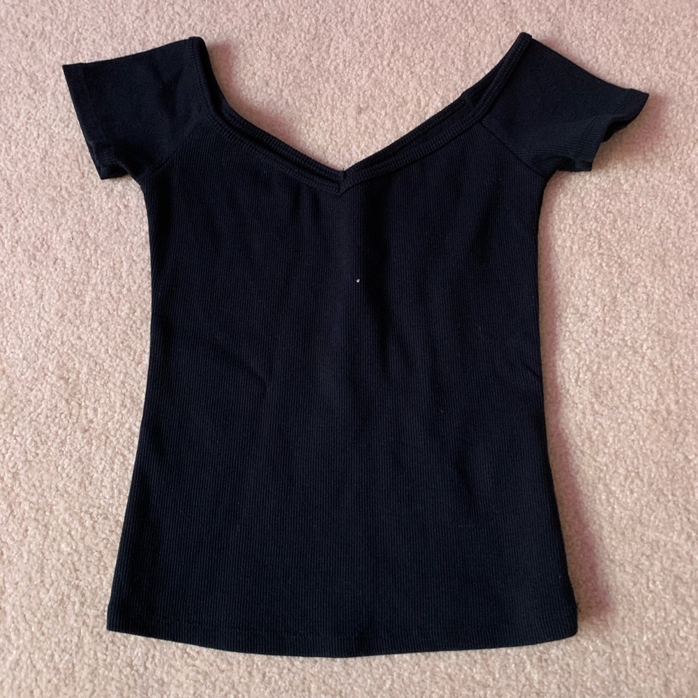 abercrombie off the shoulder top